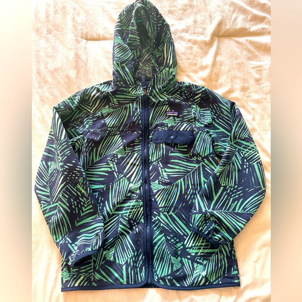 Patagonia Green Leaf Print Jacket